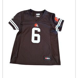 NFL Cleveland Browns #6 Mayfield football jersey Women’s Size L